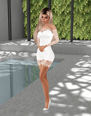 Angel Lace Dress by RS Designs